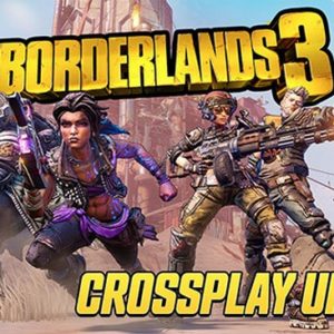 la compatibilité multiplateforme de Borderlands 3 sur Xbox One, Xbox Series X|S, Mac, Stadia, et PC via Steam et l'Epic Games Store.