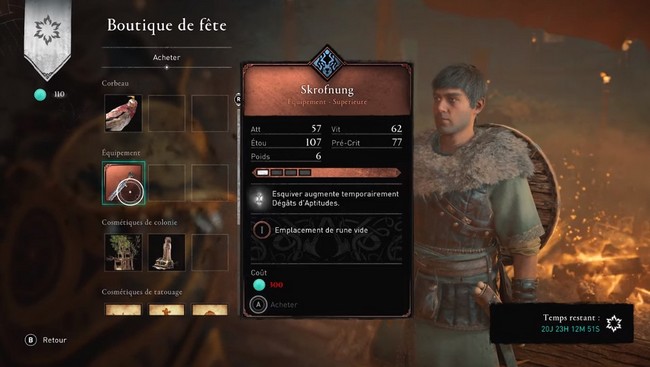 débloquer Skrofnung dans Assassin's Creed Valhalla
