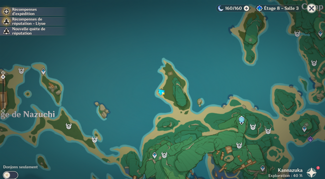 emplacement Takashi genshin impact