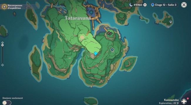 emplacement clé 1 genshin impact