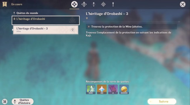 Héritage d'Orobashi 3 genshin impact