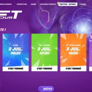 défis Rift Tour dans Fortnite