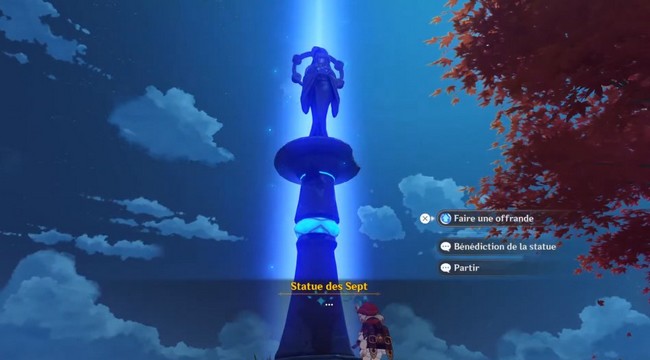 statue des sept inazuma