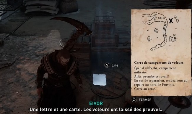 Carte de campement de voleurs