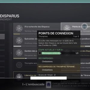Destiny 2 saison 15 Point de connexion