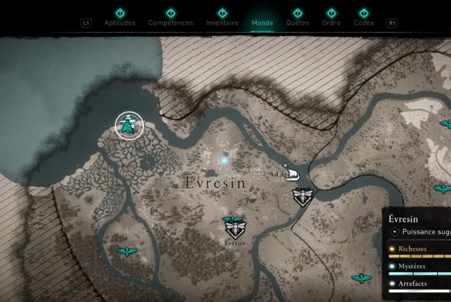 Emplacement Cairn La claire