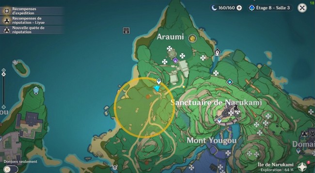 Indices de la zone 3-genshin impact