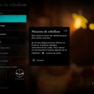 Missions de rébellion