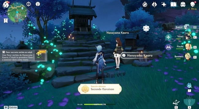 Succès caché : Seconde floraison - Genshin Impact Inazuma