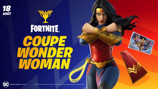 Coupe Wonder Woman dans Fortnite