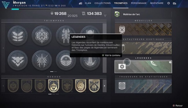 triomphes destiny 2