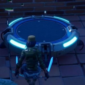 un tremplin dans Fortnite