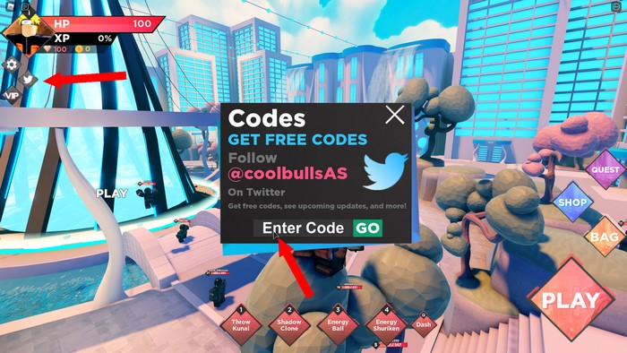 utiliser des codes promos sur Anime Dimensions