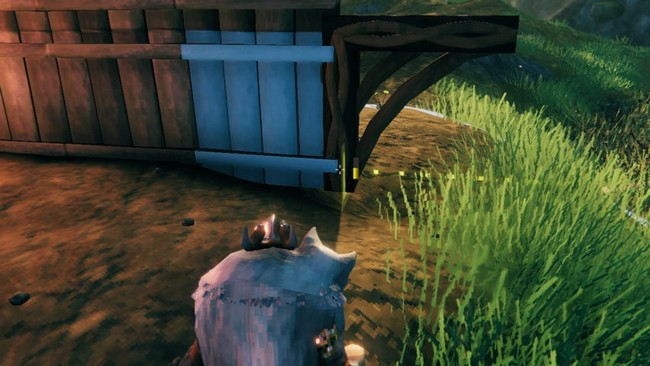 Arche de bois sombre