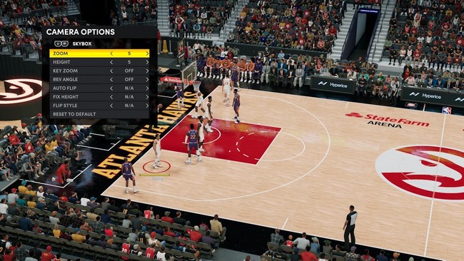Comment changer la caméra dans NBA 2K22