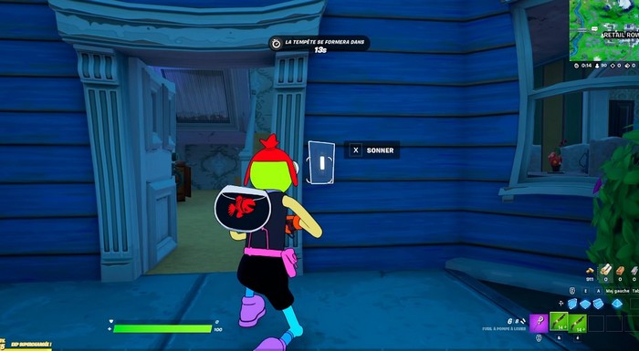 Comment sonner à une porte jusqu’à ce que la sonnette se casse dans Fortnite