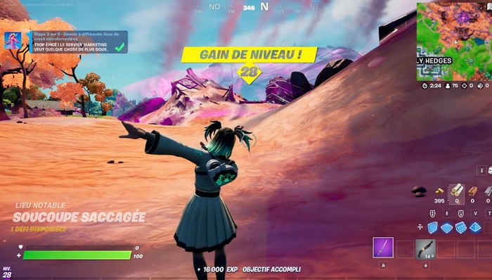 Danser à différents lieux de crash extraterrestres