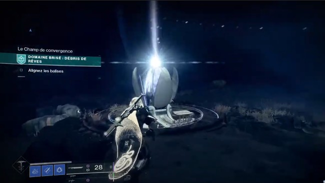 Dernière balise - Le champ de convergence