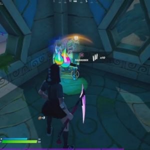 Emplacement encre arc-en-ciel dans Fortnite