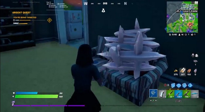 Emplacements des canapés et des lits fortnite saison 8