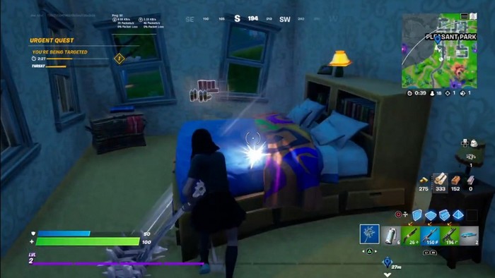 Emplacements des lits Fortnite saison 8