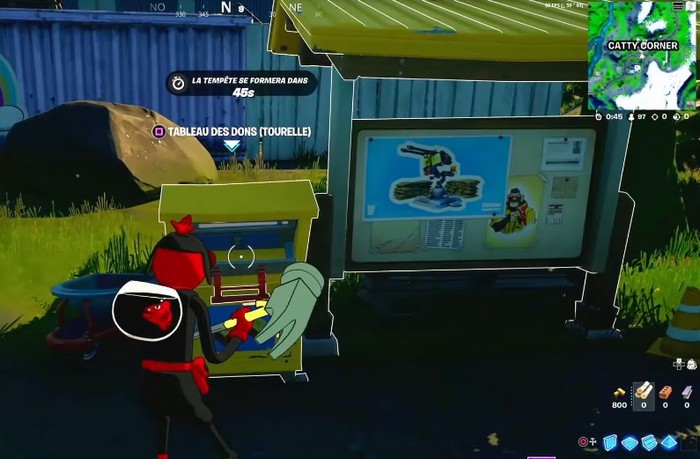 une boîte de dons pour l'effort de guerre