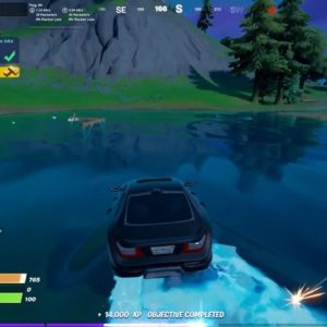 Immerger un véhicule dans un grand volume d'eau