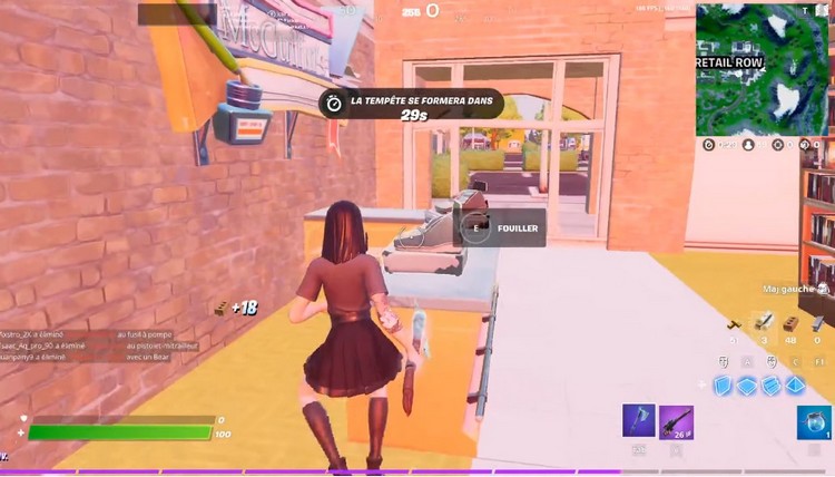 Ouvrir une caisse enregistreuse-Knack- fortnite saison 8