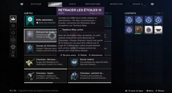 Retracer les étoiles 3