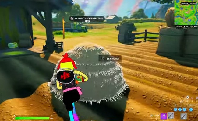 INFLIGER DES DÉGÂT MOINS DE 30 S APRÈS AVOIR QUITTÉ UNE MEULE DE FOIN UNE BENNE A ORDURE OU TOILETTE