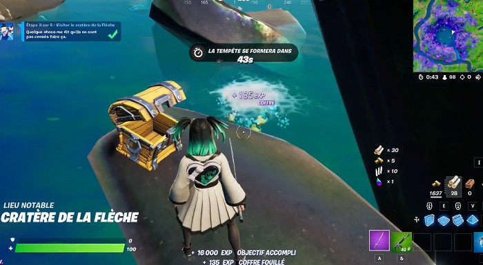 Visiter le cratère de la Flèche