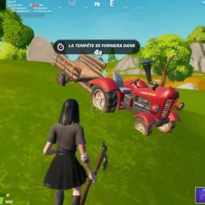 emplacement du tracteur dans Fortnite saison 8