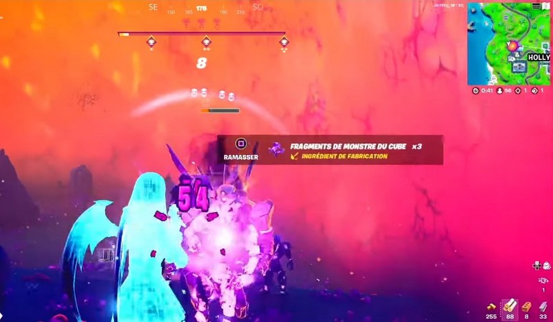 fragments de monstre du cube