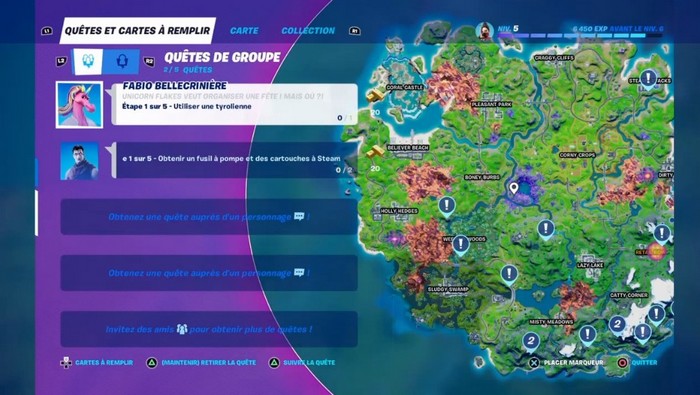 utiliser une tyrolienne dans Fortnite saison 8