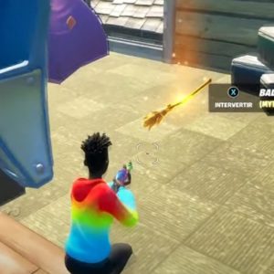 Atterrir avec un balai de sorcière fortnite saison 8 chapitre 2