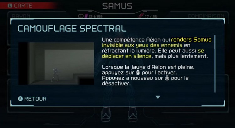 Camouflage spectral Metroid Dread