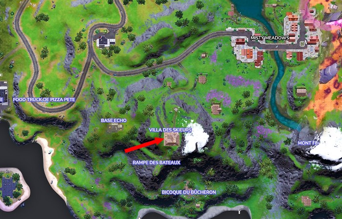 EMPLACEMENT DISQUE DE PLATINE FORTNITE