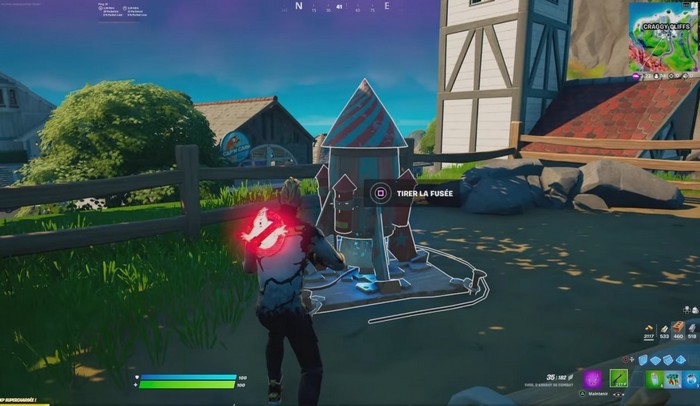 Emplacement fusée éclairante