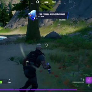 Poisson-Bouclier bleu clair-FORTNITE saison 8