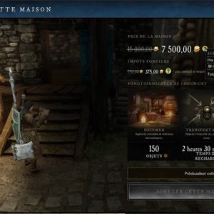 acheter une maison dans new world