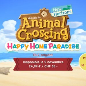 comment précommander le DLC Happy Home Paradise pour Animal Crossing New Horizons ?