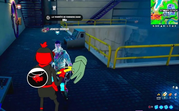 emplacement Jonesy Obscur fortnite