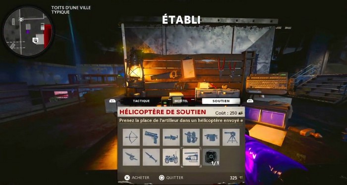 hélicoptére de soutien