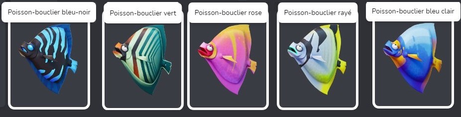 poissons-boucliers dans Fortnite
