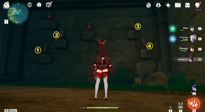 solution puzzle torche genshin impact