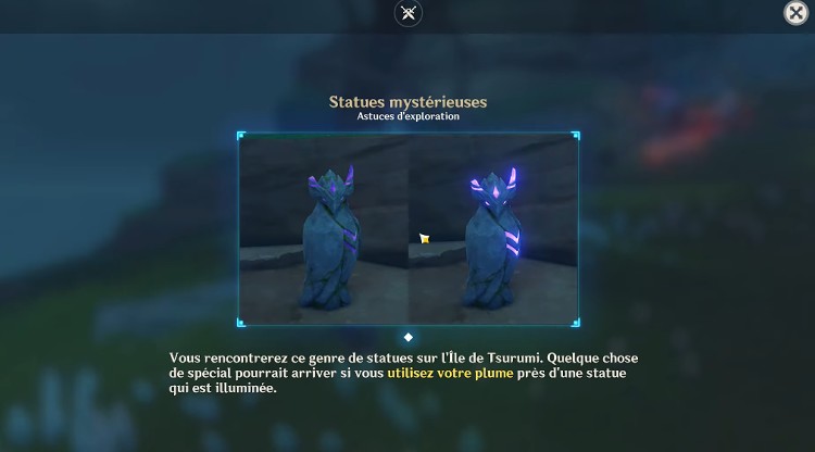 statutes mystérieuses-genshin impact