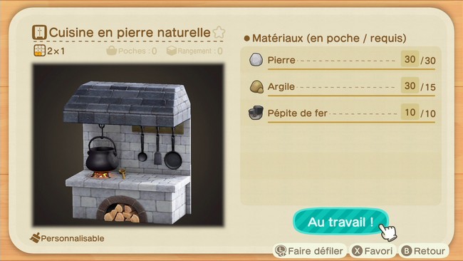 La cuisine : Comment la débloquer ?