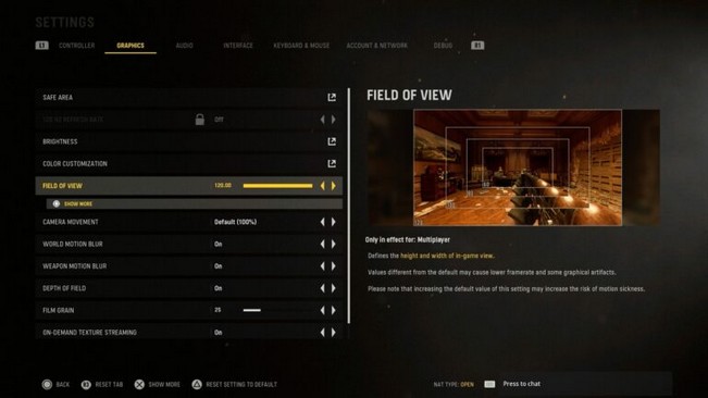 Comment changer le FOV sur Xbox, PS5, PS4 dans Call of Duty: Vanguard ?