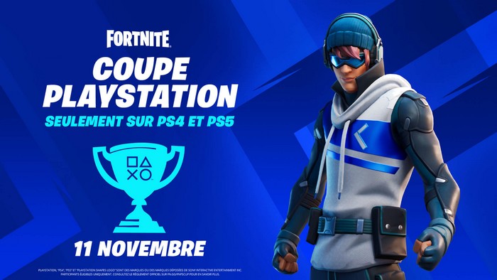 Coupe PlayStation Fortnite Novembre 2021