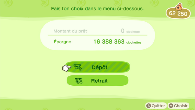  débloquer le Distributeur Automatique de Clochettes dans Animal Crossing